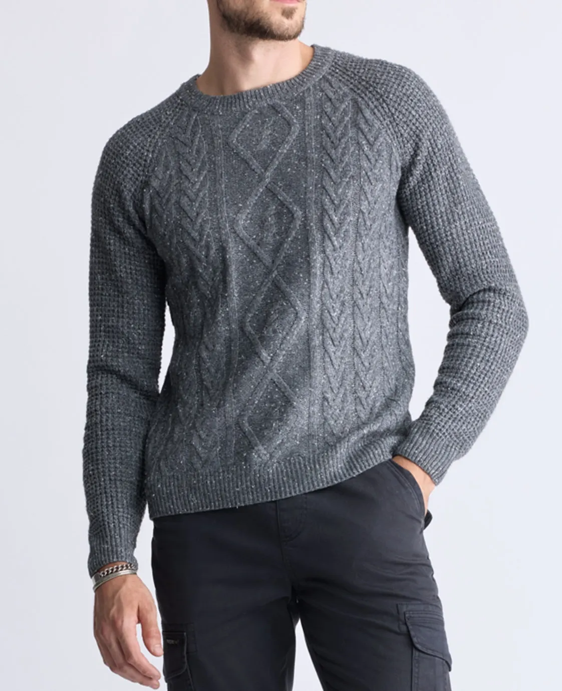 Timeless Cable Knit Wool-Blend Sweater