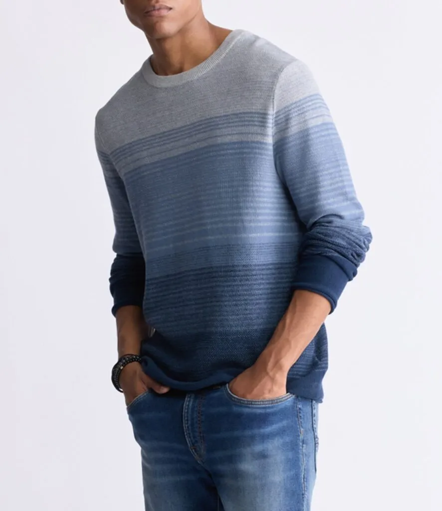 Cotton Blue Striped Pullover