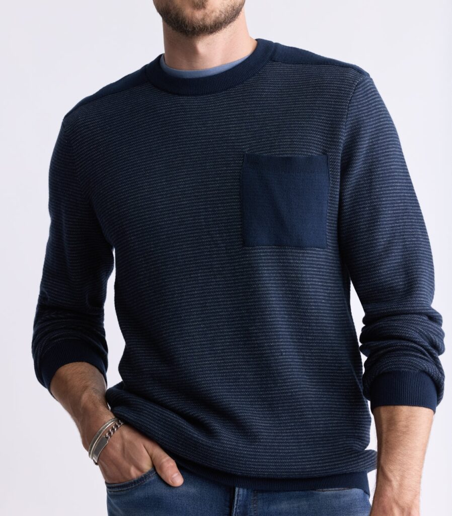 Men's Stripe Knit Top