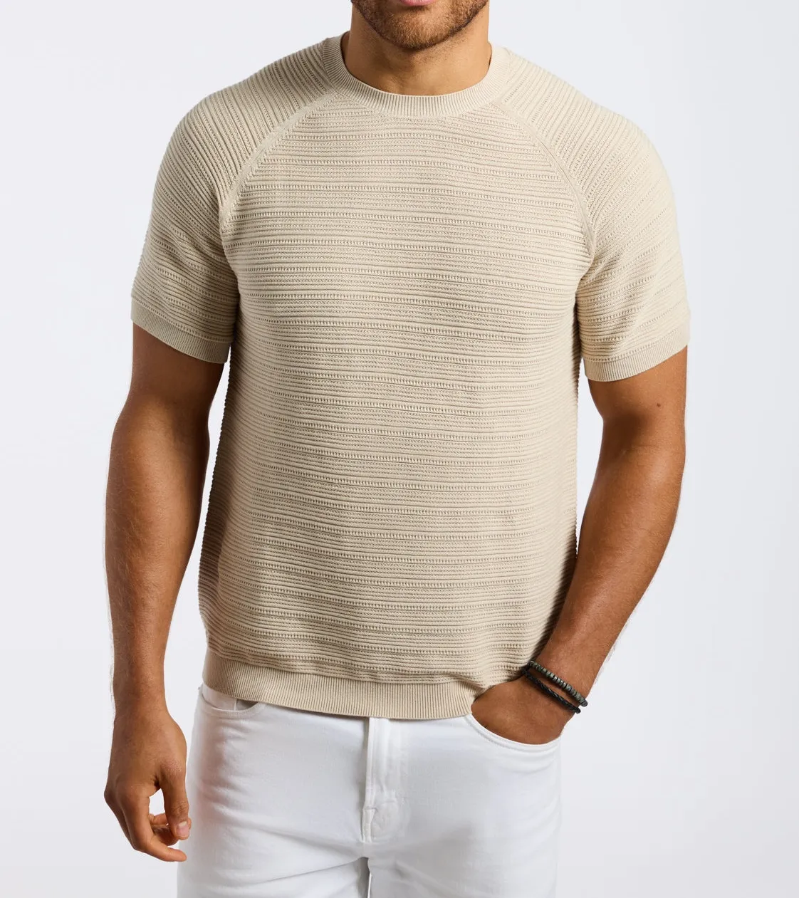 Men's Short-Sleeve Sweater
